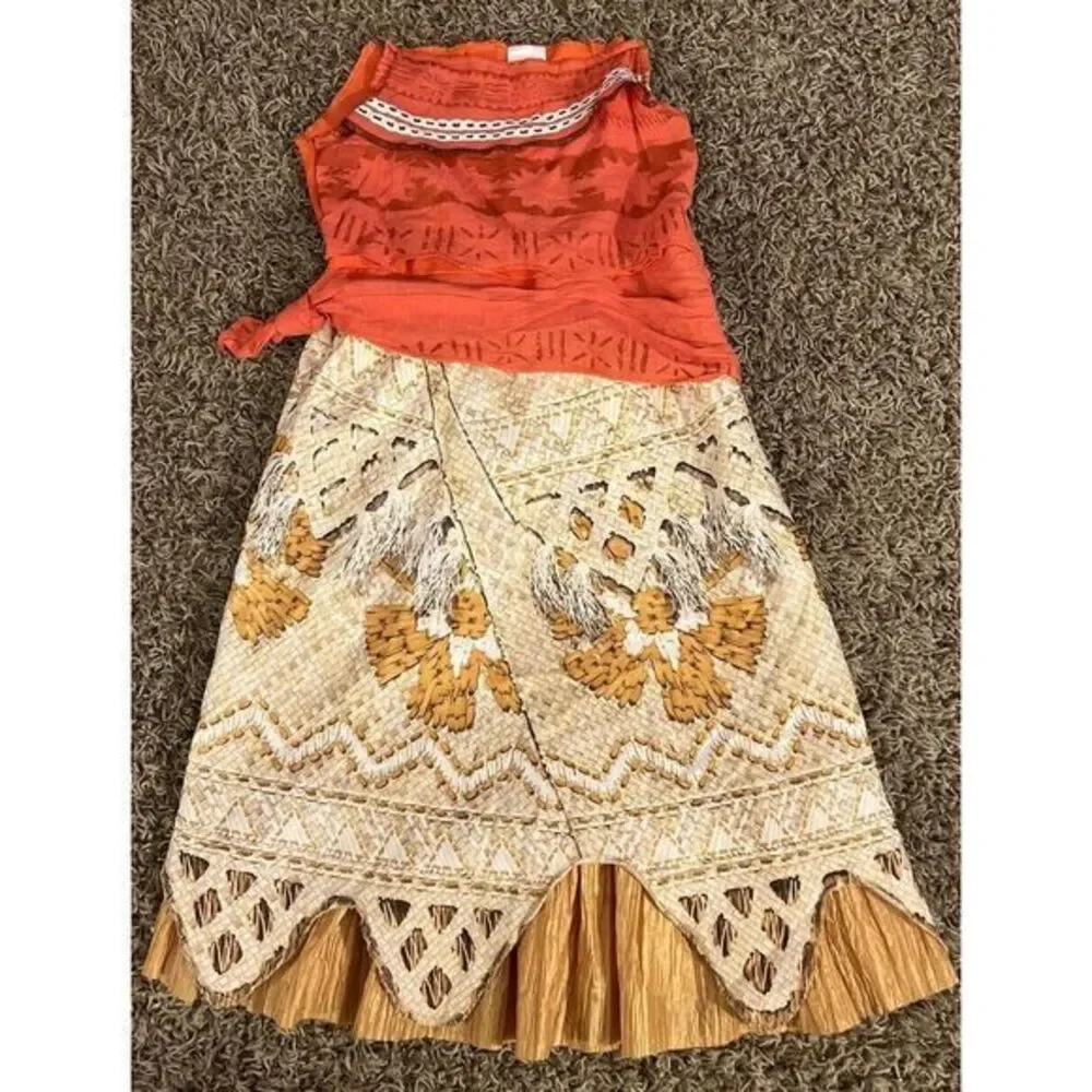 Disney Moana Girls Child Youth‎ Halloween Costume Size 7/8
